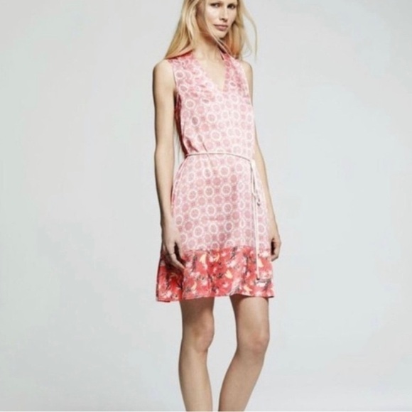 Peter Som for Kohl’s Coral Print Shift Dress Women’s S - Picture 1 of 7